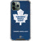 NHL Toronto Maple Leafs Distressed iPhone 12 Pro Max Clear Case