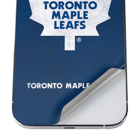 NHL Toronto Maple Leafs Distressed iPhone 12 Pro Skin