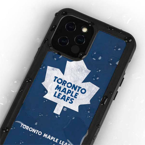 NHL Toronto Maple Leafs Distressed iPhone 12 Pro Waterproof Case