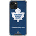 NHL Toronto Maple Leafs Distressed iPhone 13 Mini Clear Case