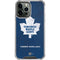 NHL Toronto Maple Leafs Distressed iPhone 13 Pro Max Clear Case