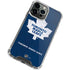 NHL Toronto Maple Leafs Distressed iPhone 13 Pro Max Clear Case
