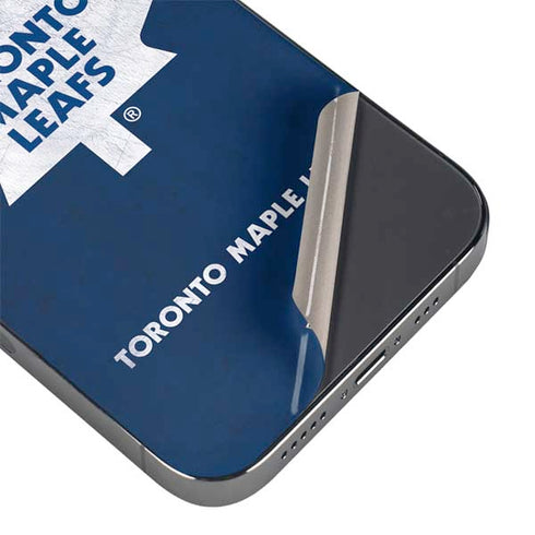 NHL Toronto Maple Leafs Distressed iPhone 13 Pro Max Skin