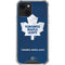 NHL Toronto Maple Leafs Distressed iPhone 14 Clear Case