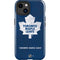 NHL Toronto Maple Leafs Distressed iPhone 15 Plus Impact Case