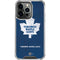 NHL Toronto Maple Leafs Distressed iPhone 15 Pro Clear Case