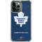 NHL Toronto Maple Leafs Distressed iPhone 15 Pro Max Clear Case