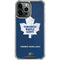 NHL Toronto Maple Leafs Distressed iPhone 14 Pro Max Clear Case