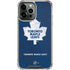 NHL Toronto Maple Leafs Distressed iPhone 14 Pro Max Clear Case