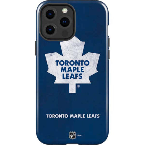 NHL Toronto Maple Leafs Distressed iPhone 15 Pro Max Impact Case