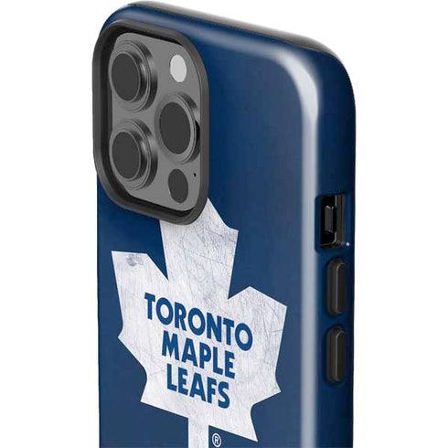 NHL Toronto Maple Leafs Distressed iPhone 15 Pro Max Impact Case