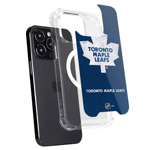 NHL Toronto Maple Leafs Distressed iPhone 14 Pro Max MagSafe Case