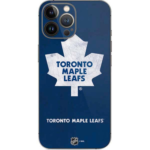 NHL Toronto Maple Leafs Distressed iPhone 14 Pro Max Skin