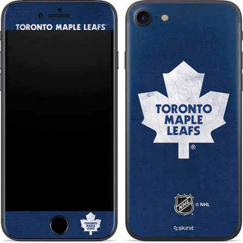 NHL Toronto Maple Leafs Distressed iPhone 7 Skin