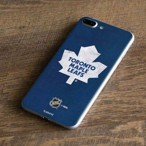 NHL Toronto Maple Leafs Distressed iPhone 8 Plus Skin