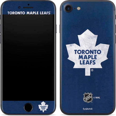 NHL Toronto Maple Leafs Distressed iPhone 8 Skin