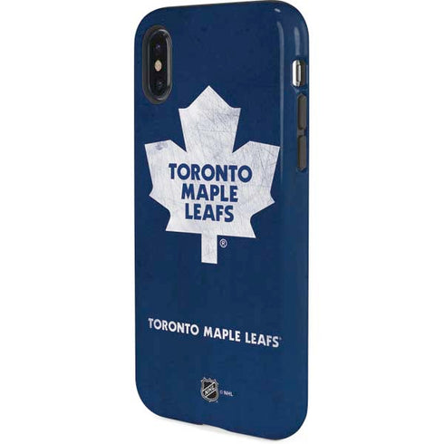 NHL Toronto Maple Leafs Distressed iPhone X Pro Case