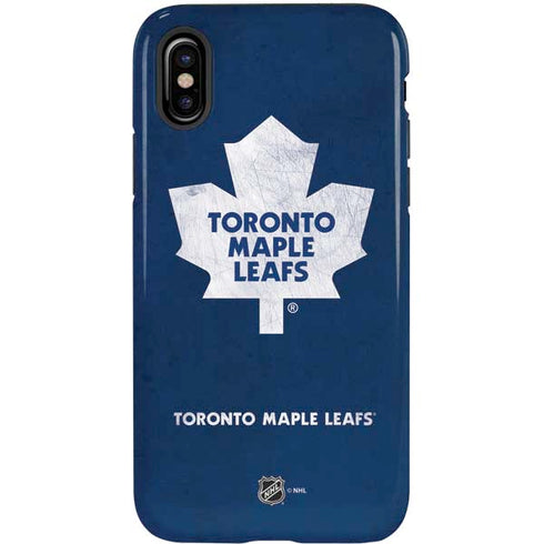 NHL Toronto Maple Leafs Distressed iPhone XS Pro Case