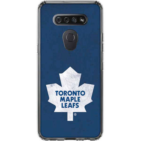 NHL Toronto Maple Leafs Distressed LG K51/Q51 Clear Case