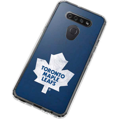 NHL Toronto Maple Leafs Distressed LG K51/Q51 Clear Case