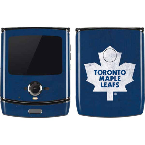 NHL Toronto Maple Leafs Distressed Motorola RAZR Skin