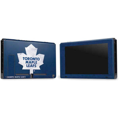 NHL Toronto Maple Leafs Distressed Nintendo Switch Bundle Skin