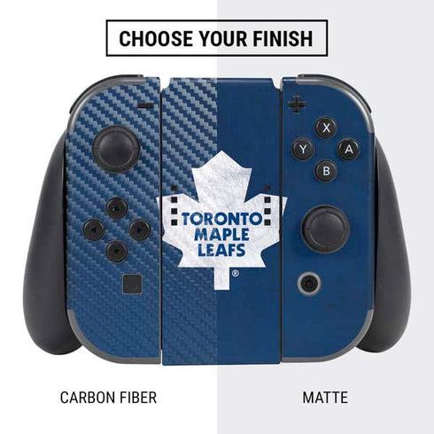 NHL Toronto Maple Leafs Distressed Nintendo Switch Bundle Skin