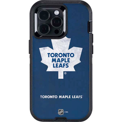 NHL Toronto Maple Leafs Distressed Otterbox Defender iPhone Skin
