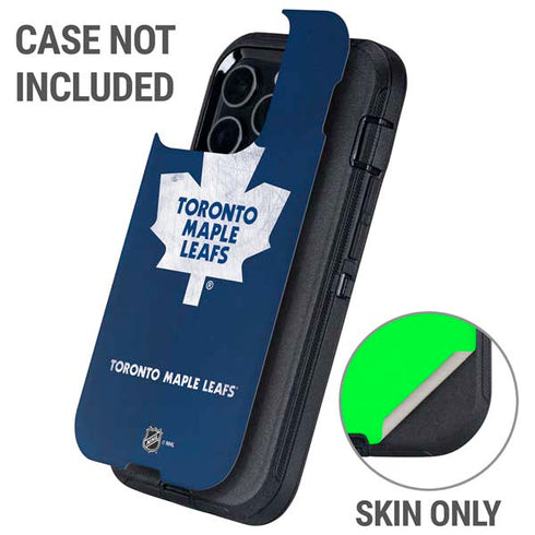 NHL Toronto Maple Leafs Distressed Otterbox Defender iPhone Skin