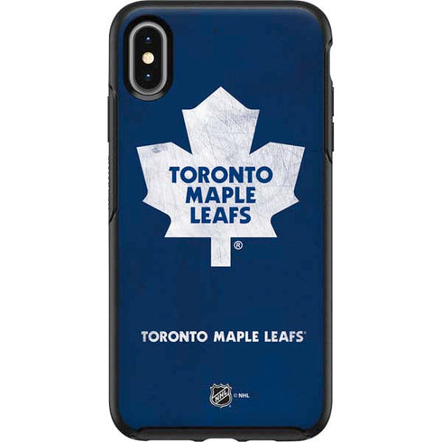 NHL Toronto Maple Leafs Distressed Otterbox Symmetry iPhone Skin