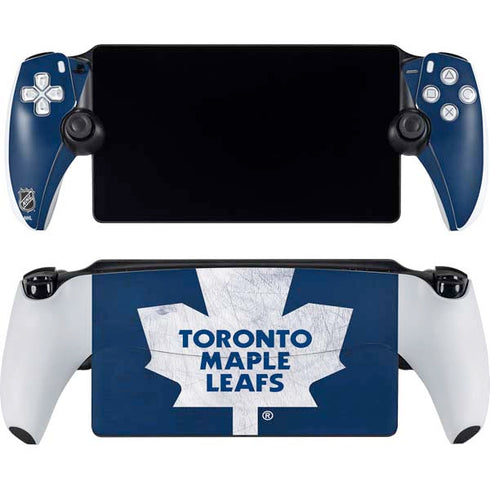 NHL Toronto Maple Leafs Distressed PlayStation Portal Remote Player Skin