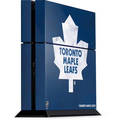 NHL Toronto Maple Leafs Distressed PS4 Console Skin
