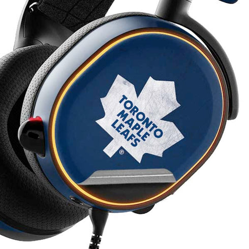 NHL Toronto Maple Leafs Distressed SteelSeries Arctis 5 Skin
