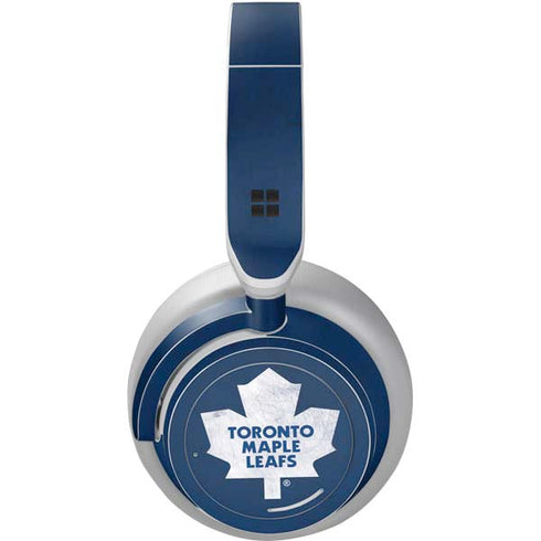 NHL Toronto Maple Leafs Distressed Surface Headphones Skin
