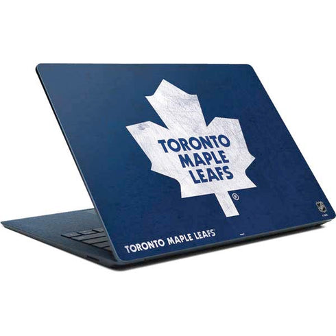 NHL Toronto Maple Leafs Distressed Surface Laptop Skin