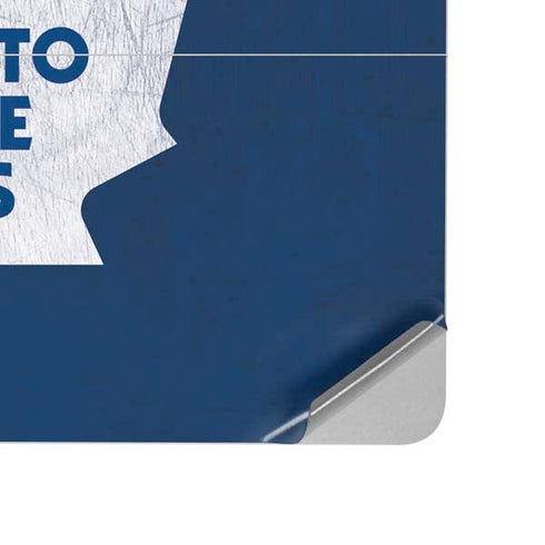 NHL Toronto Maple Leafs Distressed Surface Laptop Studio Skin
