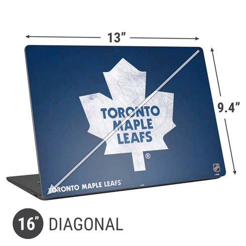 NHL Toronto Maple Leafs Distressed Universal Laptop 16in (13 x 9.4in) Skin