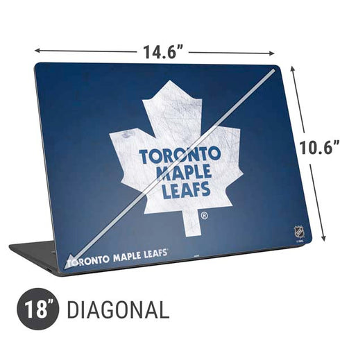 NHL Toronto Maple Leafs Distressed Universal Laptop 18in (14.6 x 10.6in) Skin