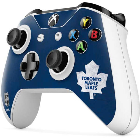 NHL Toronto Maple Leafs Distressed Xbox One S All-Digital Edition Bundle Skin