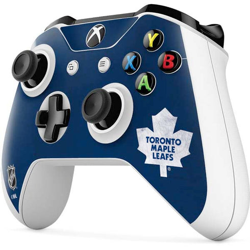 NHL Toronto Maple Leafs Distressed Xbox One S Controller Skin
