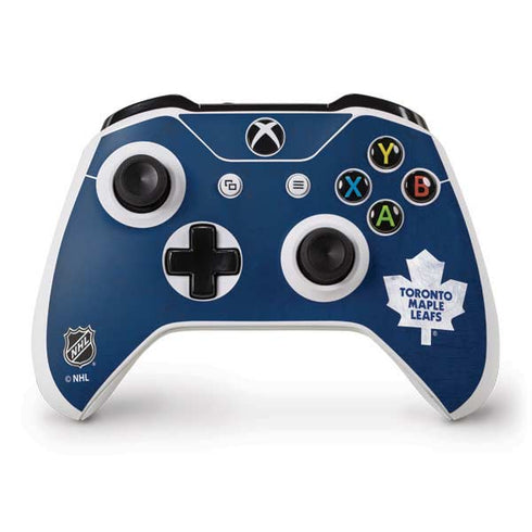 NHL Toronto Maple Leafs Distressed Xbox One S Controller Skin