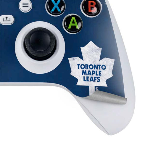 NHL Toronto Maple Leafs Distressed Xbox Series S Bundle Skin
