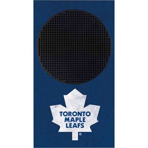 NHL Toronto Maple Leafs Distressed Xbox Series S Console Skin