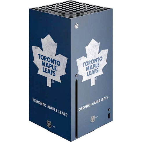 NHL Toronto Maple Leafs Distressed Xbox Series X Console Skin