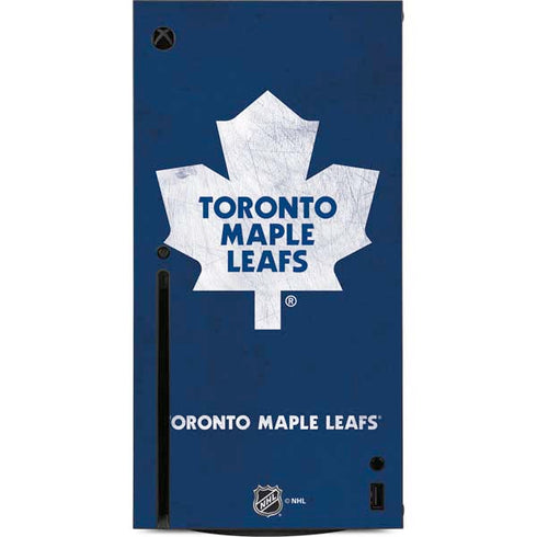 NHL Toronto Maple Leafs Distressed Xbox Series X Console Skin