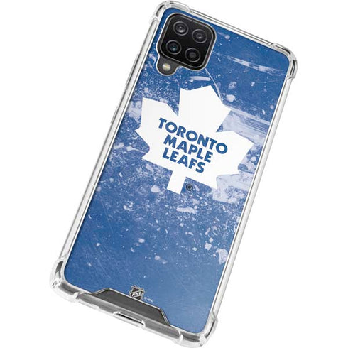 NHL Toronto Maple Leafs Frozen Galaxy A12 Clear Case