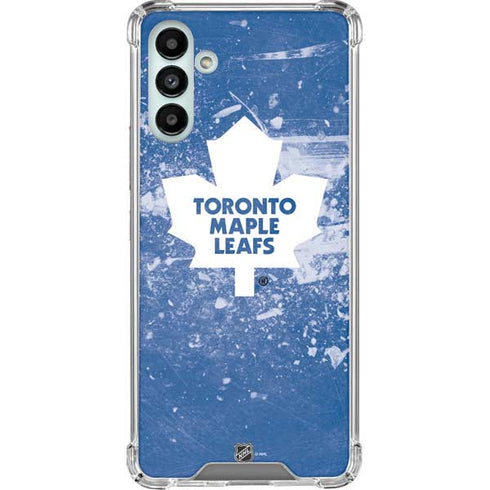 NHL Toronto Maple Leafs Frozen Galaxy A13 5G Clear Case