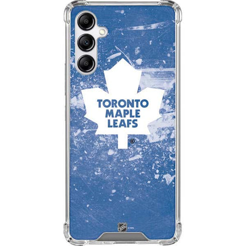 NHL Toronto Maple Leafs Frozen Galaxy A14 5G Clear Case