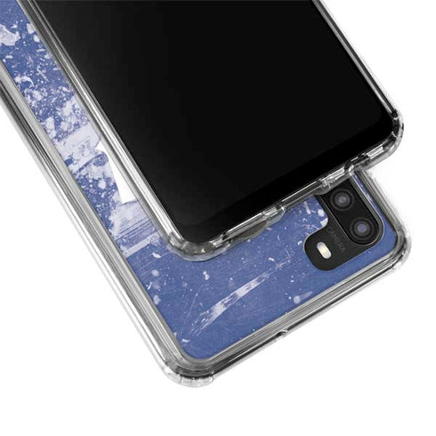 NHL Toronto Maple Leafs Frozen Galaxy A21 Clear Case