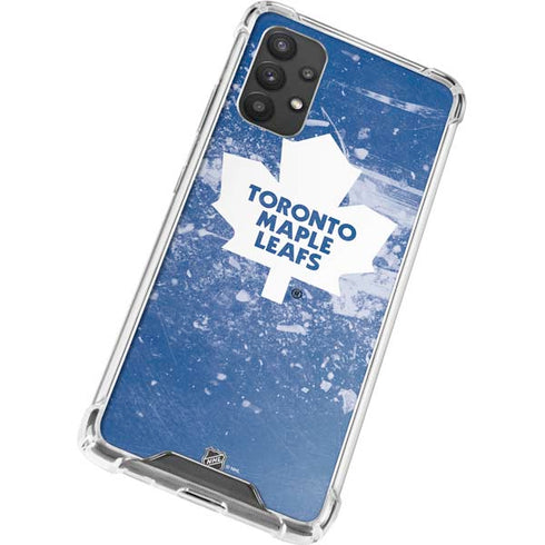 NHL Toronto Maple Leafs Frozen Galaxy A32 5G Clear Case